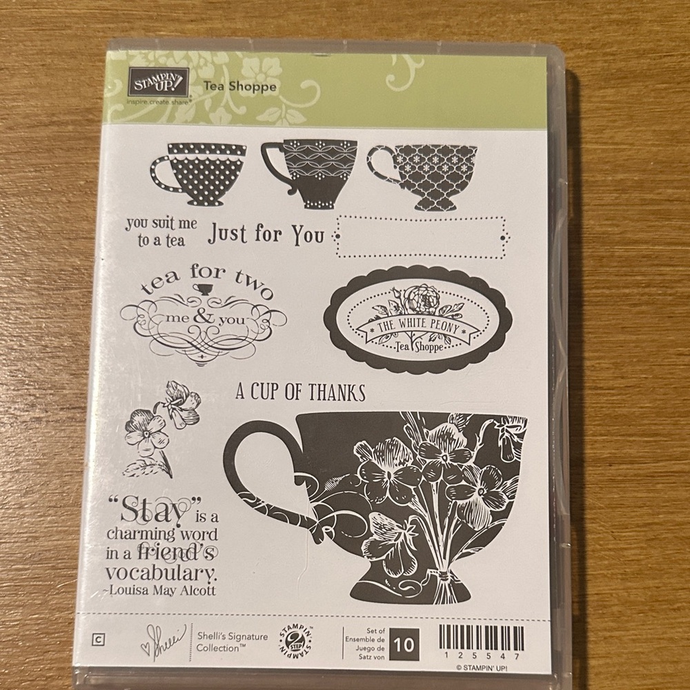 Stampin' Up! Tea Shoppe Stamp Set